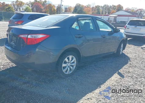 2014 Toyota Corolla Le from USA, damaged, VIN 5YFBURHE7EP093131